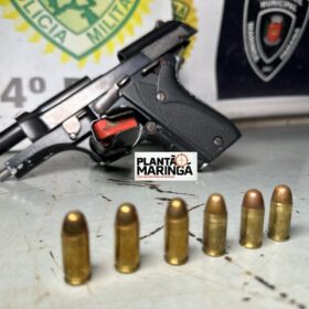 Homem é preso após realizar disparos de arma de fogo e ensinar filha menor de idade a atirar em Maringá Foto 4 Fotos de Homem é preso após realizar disparos de arma de fogo e ensinar filha menor de idade a atirar em Maringá