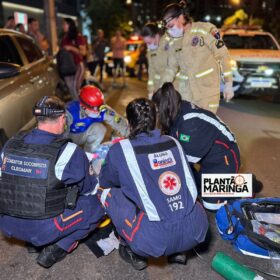 Jovem sofre acidente grave em Maringá após ser fechada por motorista Foto 2 Fotos de Jovem sofre acidente grave em Maringá após ser fechada por motorista