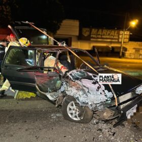 Motorista com suspeita de embriaguez provoca acidente ao dirigir na contramão em Maringá Foto 4 Fotos de Motorista com suspeita de embriaguez provoca acidente ao dirigir na contramão em Maringá