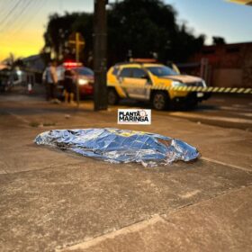 Fotos de Mulher morre após acidente entre carro e moto, em Maringá