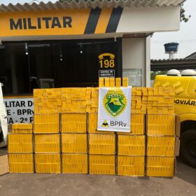 PRE de Maringá apreende carga milionária de celulares contrabandeados na PR-082 Foto 1 Fotos de PRE de Maringá apreende carga milionária de celulares contrabandeados na PR-082