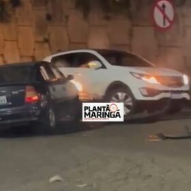 Vídeo mostra motorista em fúria colidindo carro com outro veículo em Maringá Foto 1 Fotos de Vídeo mostra motorista em fúria colidindo carro com outro veículo em Maringá