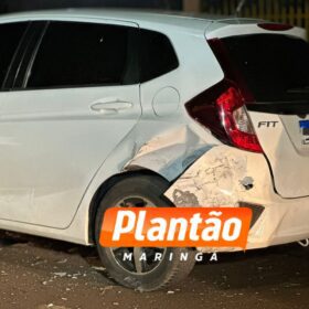 Câmera de segurança registra capotamento após colisão em Maringá Foto 9 Fotos de Câmera de segurança registra capotamento após colisão em Maringá