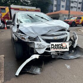 Câmera registra carro avançando preferencial e provocando acidente em Maringá Foto 12 Fotos de Câmera registra carro avançando preferencial e provocando acidente em Maringá