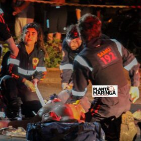 Câmeras de segurança registram tentativa de homicídio em bar em Maringá Foto 3 Fotos de Câmeras de segurança registram tentativa de homicídio em bar em Maringá