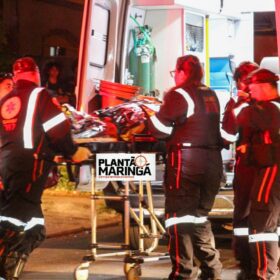 Câmeras de segurança registram tentativa de homicídio em bar em Maringá Foto 8 Fotos de Câmeras de segurança registram tentativa de homicídio em bar em Maringá