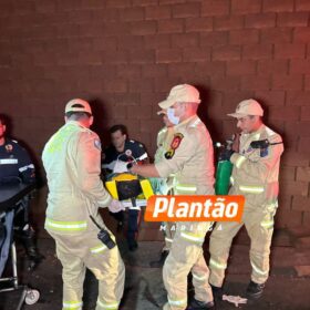 Fotos de Homem que dormiu e caiu de viaduto em Maringá morre no hospital