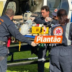 Menino de 13 anos é socorrido de helicóptero após ser atropelado em Maringá Foto 7 Fotos de Menino de 13 anos é socorrido de helicóptero após ser atropelado em Maringá