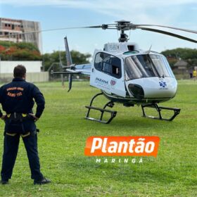 Menino de 13 anos é socorrido de helicóptero após ser atropelado em Maringá Foto 8 Fotos de Menino de 13 anos é socorrido de helicóptero após ser atropelado em Maringá