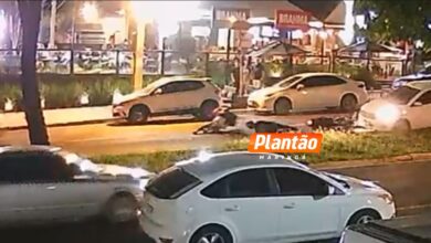Fotos de Motorista de Mercedes-Benz atropela casal em moto e foge sem prestar socorro em Maringá