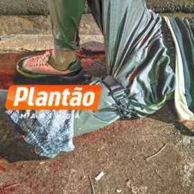 Fotos de Homem é baleado enquanto dormia no ponto de ônibus em Maringá