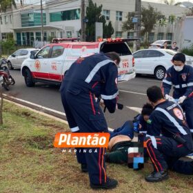 Homem é intubado e socorrido em estado gravíssimo após acidente em Maringá Foto 6 Fotos de Homem é intubado e socorrido em estado gravíssimo após acidente em Maringá