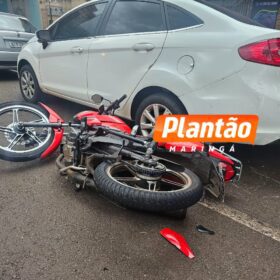 Câmera de segurança registra grave acidente em Maringá Foto 2 Fotos de Câmera de segurança registra grave acidente em Maringá