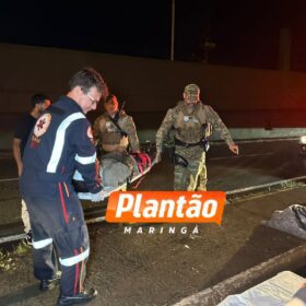 Casal fica ferido em acidente de moto na Avenida Colombo, em Maringá Foto 5 Fotos de Casal fica ferido em acidente de moto na Avenida Colombo, em Maringá