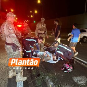 Casal fica ferido em acidente de moto na Avenida Colombo, em Maringá Foto 7 Fotos de Casal fica ferido em acidente de moto na Avenida Colombo, em Maringá