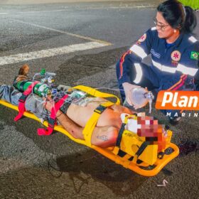 Ciclista é intubado após ser atropelamento em Maringá Foto 2 Fotos de Ciclista é intubado após ser atropelamento em Maringá