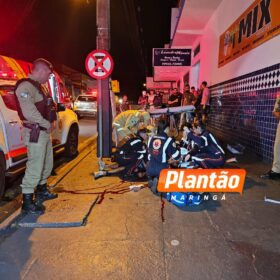 Homem é esfaqueado mais de oito vezes após confusão em Maringá Foto 2 Fotos de Homem é esfaqueado mais de oito vezes após confusão em Maringá