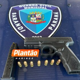 Homem é preso com pistola 9mm em Sarandi e confessa usar arma para cometer assaltos Foto 1 Fotos de Homem é preso com pistola 9mm em Sarandi e confessa usar arma para cometer assaltos