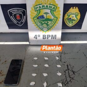 Traficante é preso após perseguição e acidente em Maringá Foto 1 Fotos de Traficante é preso após perseguição e acidente em Maringá