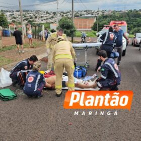 Motociclista é intubado e socorrido em estado gravíssimo após acidente com caminhonete em Maringá Foto 6 Fotos de Motociclista é intubado e socorrido em estado gravíssimo após acidente com caminhonete em Maringá