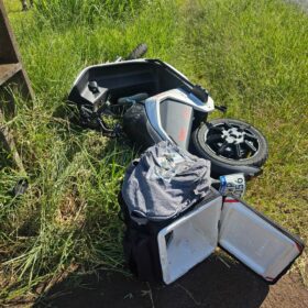 Suspeito de tráfico fica ferido em acidente durante perseguição policial em Maringá Foto 8 Fotos de Suspeito de tráfico fica ferido em acidente durante perseguição policial em Maringá