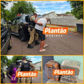 Após invadir trabalho da ex-mulher homem é preso e polícia apreende quase 100 quilos de drogas em Maringá Foto 3 Fotos de Após invadir trabalho da ex-mulher homem é preso e polícia apreende quase 100 quilos de drogas em Maringá