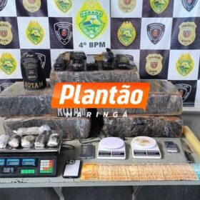 Após invadir trabalho da ex-mulher homem é preso e polícia apreende quase 100 quilos de drogas em Maringá Foto 2 Fotos de Após invadir trabalho da ex-mulher homem é preso e polícia apreende quase 100 quilos de drogas em Maringá