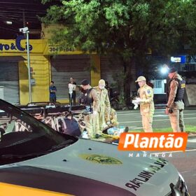 Câmera registra acidente entre duas motos que deixou mulher em estado gravíssimo, em Maringá Foto 2 Fotos de Câmera registra acidente entre duas motos que deixou mulher em estado gravíssimo, em Maringá
