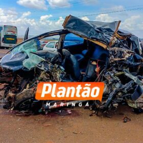 Câmera registra colisão entre carro e caminhão que deixou uma mulher morta na PR-317 Foto 6 Fotos de Câmera registra colisão entre carro e caminhão que deixou uma mulher morta na PR-317