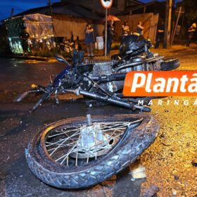 Colisão entre ônibus e motocicleta deixa motociclista ferido em Maringá Foto 8 Fotos de Colisão entre ônibus e motocicleta deixa motociclista ferido em Maringá