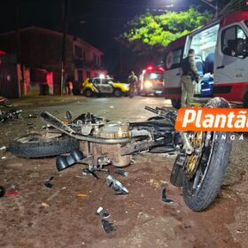 Colisão frontal entre motos deixa dois feridos em Sarandi Foto 2 Fotos de Colisão frontal entre motos deixa dois feridos em Sarandi