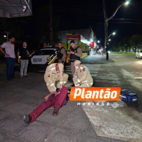 Homem suspeito de roubar celular de mulher é brutalmente espancado em Maringá Foto 2 Fotos de Homem suspeito de roubar celular de mulher é brutalmente espancado em Maringá