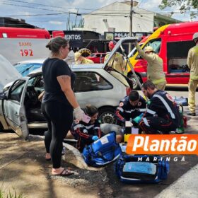 Idoso é intubado após grave acidente em Maringá Foto 2 Fotos de Idoso é intubado após grave acidente em Maringá