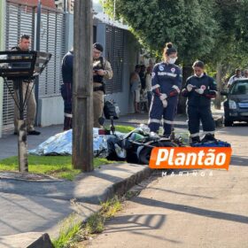 Motociclista é executado com mais de 15 tiros em Maringá Foto 1 Fotos de Motociclista é executado com mais de 15 tiros em Maringá