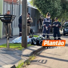 Motociclista é executado com mais de 15 tiros em Maringá Foto 4 Fotos de Motociclista é executado com mais de 15 tiros em Maringá