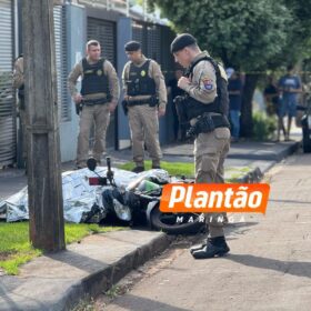 Motociclista é executado com mais de 15 tiros em Maringá Foto 8 Fotos de Motociclista é executado com mais de 15 tiros em Maringá
