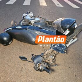Motociclista sofre ferimentos graves em acidente na Avenida Carlos Borges, em Maringá Foto 4 Fotos de Motociclista sofre ferimentos graves em acidente na Avenida Carlos Borges, em Maringá
