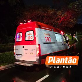 Motorista perde o controle e bate na árvore durante forte chuva em Maringá Foto 5 Fotos de Motorista perde o controle e bate na árvore durante forte chuva em Maringá