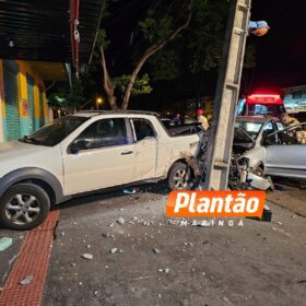 Motorista suspeito de estar embriagado fica gravemente ferido após acidente em Maringá Foto 2 Fotos de Motorista suspeito de estar embriagado fica gravemente ferido após acidente em Maringá