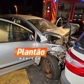 Motorista suspeito de estar embriagado fica gravemente ferido após acidente em Maringá Foto 4 Fotos de Motorista suspeito de estar embriagado fica gravemente ferido após acidente em Maringá