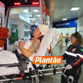 Mulher é agredida a coronhadas pelo ex e socorrida com suspeita de traumatismo craniano em Maringá Foto 2 Fotos de Mulher é agredida a coronhadas pelo ex e socorrida com suspeita de traumatismo craniano em Maringá