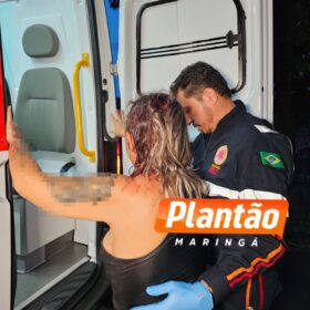 Mulher é agredida a coronhadas pelo ex e socorrida com suspeita de traumatismo craniano em Maringá Foto 4 Fotos de Mulher é agredida a coronhadas pelo ex e socorrida com suspeita de traumatismo craniano em Maringá