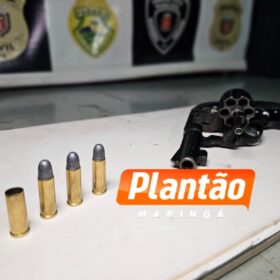 Três adolescentes são apreendidos após roubo e atirarem contra veículo em Maringá Foto 5 Fotos de Três adolescentes são apreendidos após roubo e atirarem contra veículo em Maringá