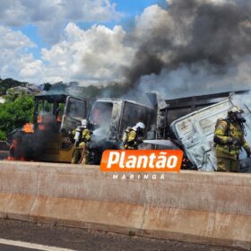 Identificadas vítimas fatais de grave acidente no Contorno Norte, em Maringá Foto 1 Fotos de Identificadas vítimas fatais de grave acidente no Contorno Norte, em Maringá