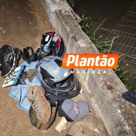 Garupa morre e piloto fica em estado grave após moto bater em meio-fio e alambrado em Maringá Foto 7 Fotos de Garupa morre e piloto fica em estado grave após moto bater em meio-fio e alambrado em Maringá