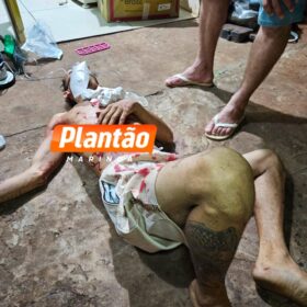 Homem é baleado em frente de casa e socorrido em estado gravíssimo em Maringá Foto 4 Fotos de Homem é baleado em frente de casa e socorrido em estado gravíssimo em Maringá