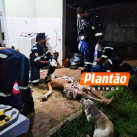 Homem é baleado em frente de casa e socorrido em estado gravíssimo em Maringá Foto 8 Fotos de Homem é baleado em frente de casa e socorrido em estado gravíssimo em Maringá