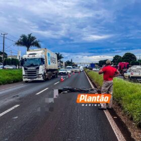 Homem morre atropelado por carreta na BR-376, em Sarandi Foto 2 Fotos de Homem morre atropelado por carreta na BR-376, em Sarandi
