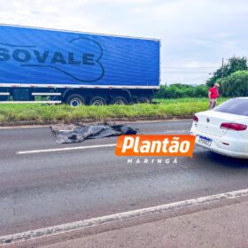 Homem morre atropelado por carreta na BR-376, em Sarandi Foto 1 Fotos de Homem morre atropelado por carreta na BR-376, em Sarandi