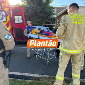 Menino de 10 anos é atropelado por moto ao cruzar avenida em Maringá - câmera registrou acidente Foto 2 Fotos de Menino de 10 anos é atropelado por moto ao cruzar avenida em Maringá - câmera registrou acidente